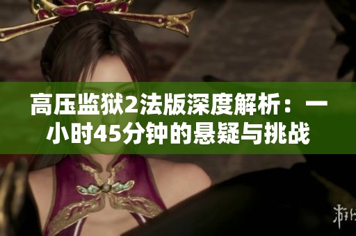 高压监狱2法版深度解析：一小时45分钟的悬疑与挑战