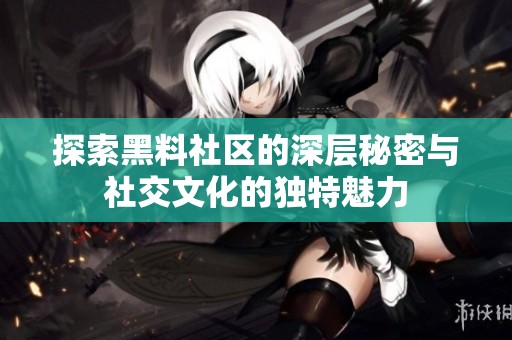 探索黑料社区的深层秘密与社交文化的独特魅力