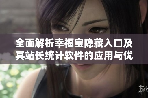 全面解析幸福宝隐藏入口及其站长统计软件的应用与优势