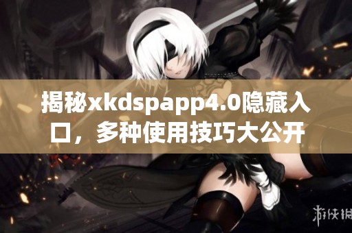 揭秘xkdspapp4.0隐藏入口，多种使用技巧大公开
