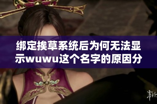 绑定挨草系统后为何无法显示wuwu这个名字的原因分析