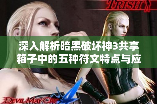 深入解析暗黑破坏神3共享箱子中的五种符文特点与应用