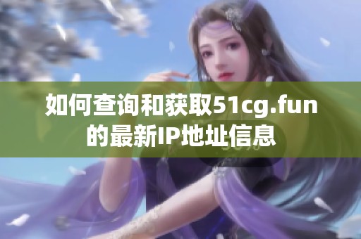 如何查询和获取51cg.fun的最新IP地址信息
