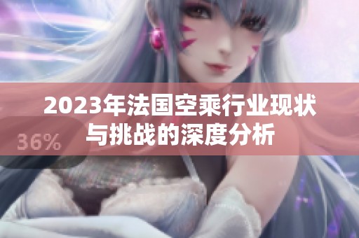 2023年法国空乘行业现状与挑战的深度分析