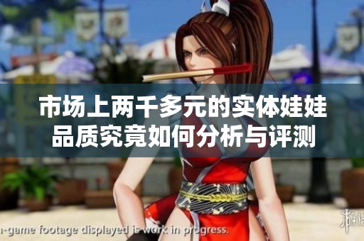 市场上两千多元的实体娃娃品质究竟如何分析与评测