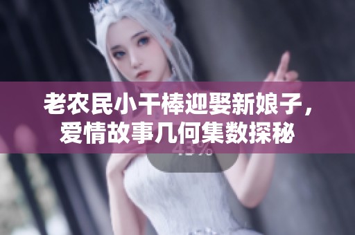 老农民小干棒迎娶新娘子，爱情故事几何集数探秘