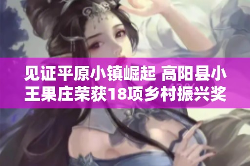 见证平原小镇崛起 高阳县小王果庄荣获18项乡村振兴奖项
