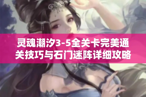 灵魂潮汐3-5全关卡完美通关技巧与石门迷阵详细攻略分享