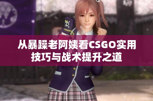 从暴躁老阿姨看CSGO实用技巧与战术提升之道
