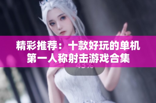 精彩推荐：十款好玩的单机第一人称射击游戏合集