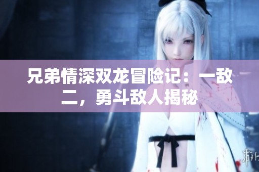 兄弟情深双龙冒险记：一敌二，勇斗敌人揭秘
