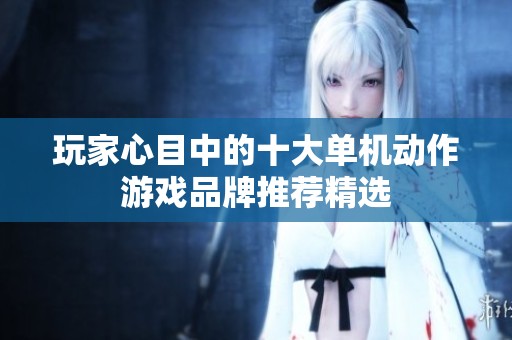 玩家心目中的十大单机动作游戏品牌推荐精选
