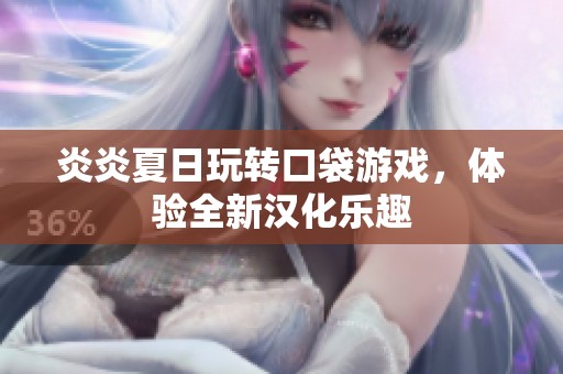炎炎夏日玩转口袋游戏，体验全新汉化乐趣
