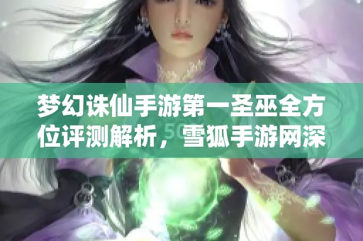 梦幻诛仙手游第一圣巫全方位评测解析，雪狐手游网深度剖析