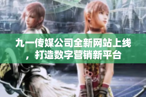 九一传媒公司全新网站上线，打造数字营销新平台