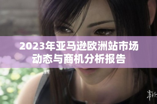 2023年亚马逊欧洲站市场动态与商机分析报告