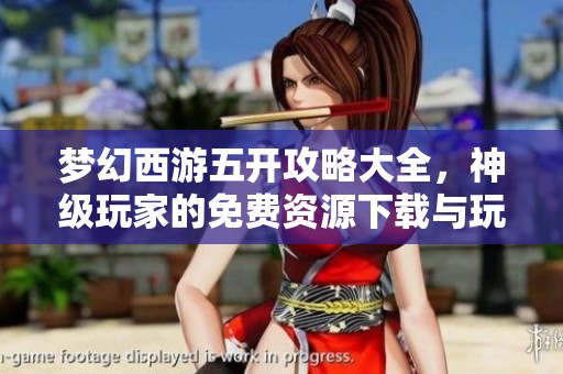 梦幻西游五开攻略大全，神级玩家的免费资源下载与玩法分享
