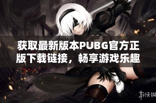 获取最新版本PUBG官方正版下载链接，畅享游戏乐趣