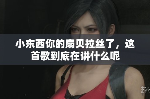 小东西你的扇贝拉丝了，这首歌到底在讲什么呢