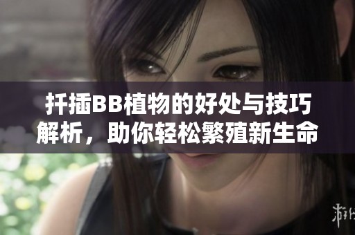 扦插BB植物的好处与技巧解析，助你轻松繁殖新生命