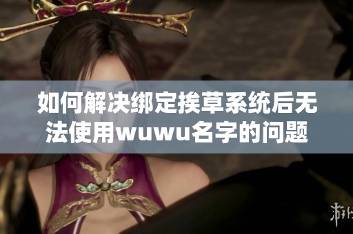 如何解决绑定挨草系统后无法使用wuwu名字的问题