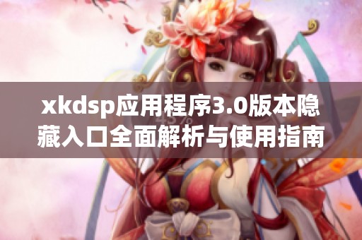 xkdsp应用程序3.0版本隐藏入口全面解析与使用指南