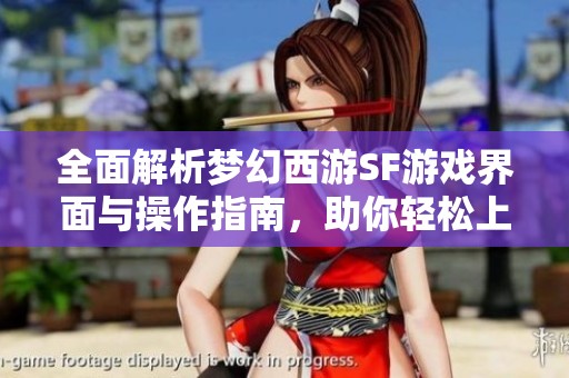 全面解析梦幻西游SF游戏界面与操作指南，助你轻松上手！
