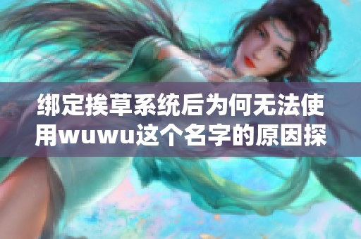绑定挨草系统后为何无法使用wuwu这个名字的原因探析