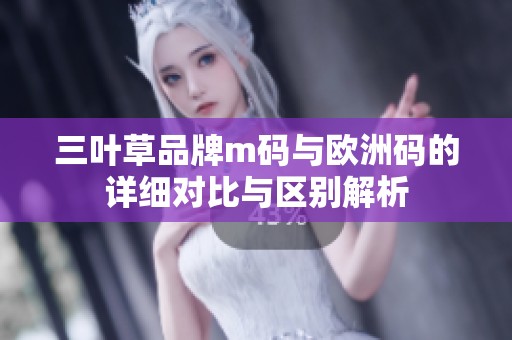 三叶草品牌m码与欧洲码的详细对比与区别解析