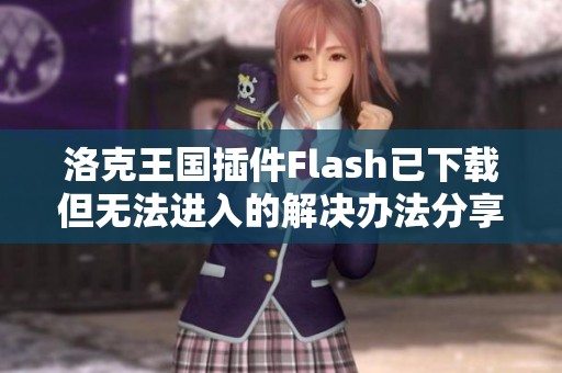 洛克王国插件Flash已下载但无法进入的解决办法分享