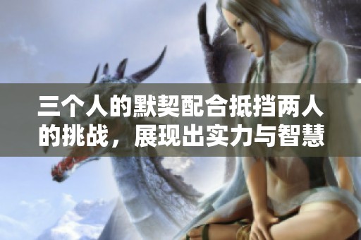 三个人的默契配合抵挡两人的挑战，展现出实力与智慧