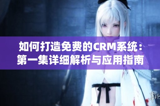 如何打造免费的CRM系统：第一集详细解析与应用指南