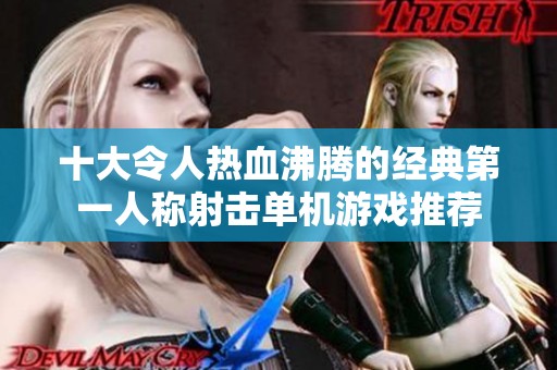十大令人热血沸腾的经典第一人称射击单机游戏推荐