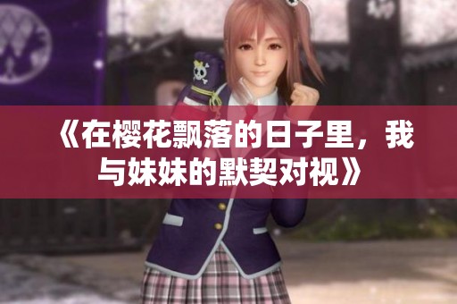 《在樱花飘落的日子里，我与妹妹的默契对视》