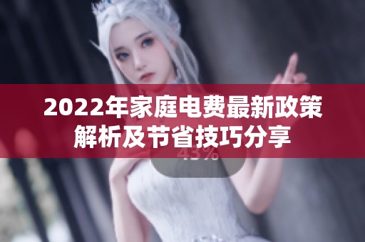 2022年家庭电费最新政策解析及节省技巧分享