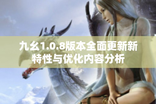 九幺1.0.8版本全面更新新特性与优化内容分析