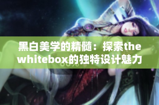 黑白美学的精髓：探索thewhitebox的独特设计魅力