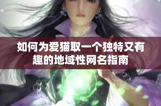 如何为爱猫取一个独特又有趣的地域性网名指南
