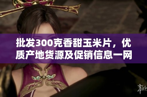 批发300克香甜玉米片，优质产地货源及促销信息一网打尽