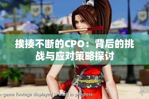 挨揍不断的CPO：背后的挑战与应对策略探讨