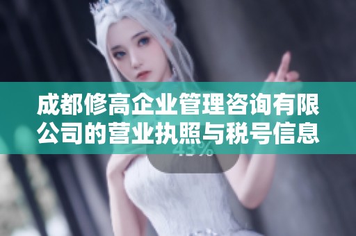 成都修高企业管理咨询有限公司的营业执照与税号信息解析