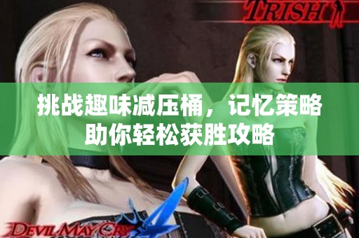 挑战趣味减压桶，记忆策略助你轻松获胜攻略