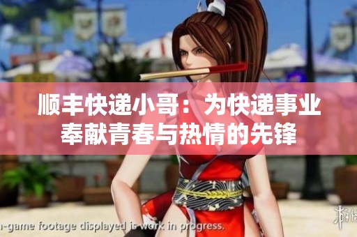 顺丰快递小哥：为快递事业奉献青春与热情的先锋