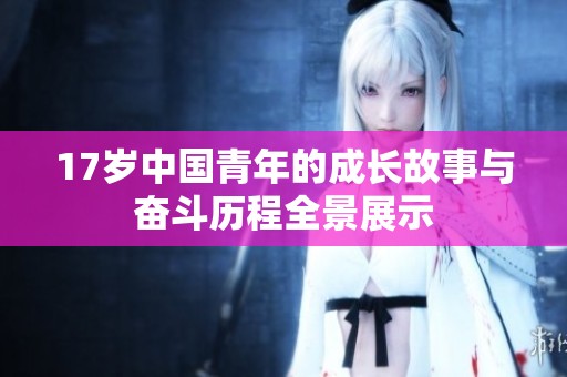 17岁中国青年的成长故事与奋斗历程全景展示