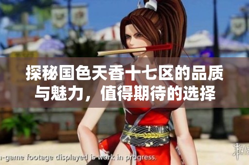 探秘国色天香十七区的品质与魅力，值得期待的选择