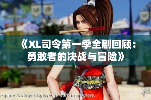 《XL司令第一季全剧回顾：勇敢者的决战与冒险》