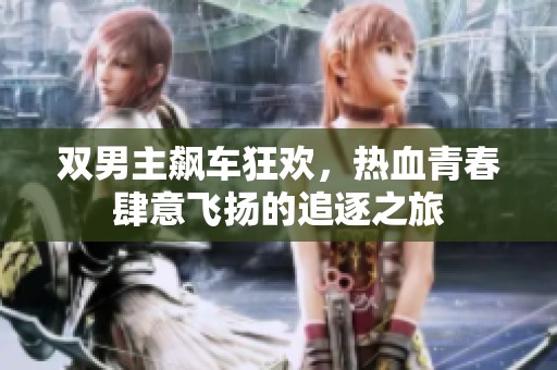 双男主飙车狂欢，热血青春肆意飞扬的追逐之旅