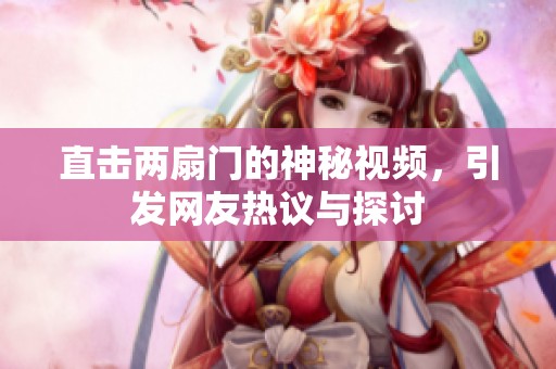 直击两扇门的神秘视频，引发网友热议与探讨