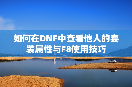 如何在DNF中查看他人的套装属性与F8使用技巧