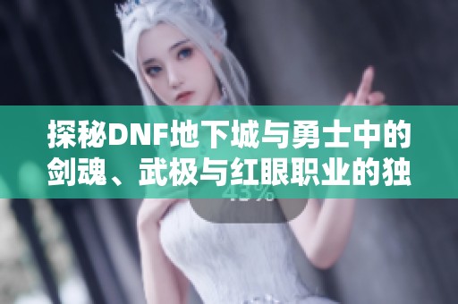 探秘DNF地下城与勇士中的剑魂、武极与红眼职业的独特魅力